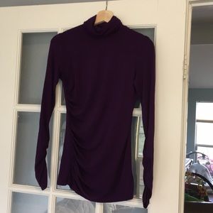 Long sleeve purple shirt
